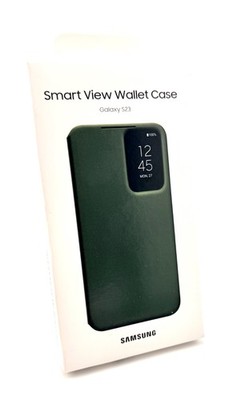 Original Samsung Galaxy S23 Smart View Wallet Case Hülle EF-ZS911CG Grün Green