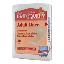 Tranquility Unisex Incontinent Pad Adult 9 x 24" 2078 Moderate 30 Ct