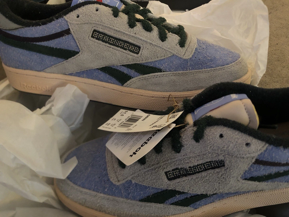 Brain Dead x Reebok Club C Revenge Ecru Dark Forest for Sale