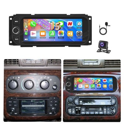 Für Chrysler Sebring 2002-2006 2+64GB Android 15.0 Autoradio Apple CarPlay +KAM