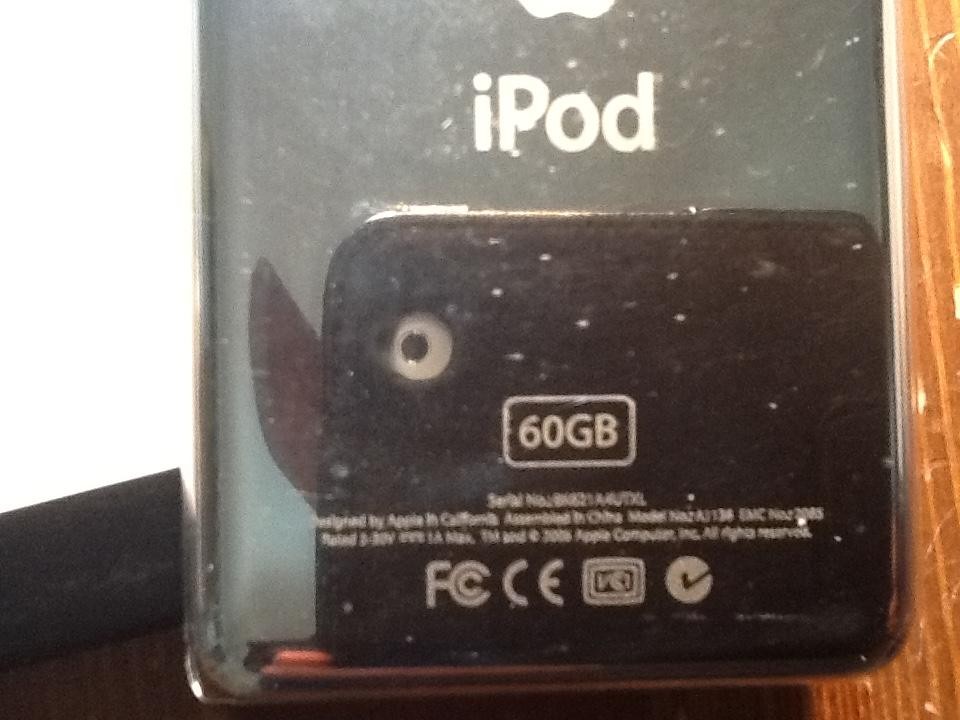 Apple iPod 60GB A1136 A1136 動作品 Apple iPod Classic 5th Generation 60GB (with Video) A1136 | eBay