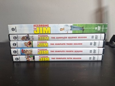 According To Jim Complete Seasons Series 1-5 1 2 3 4 5 DVD Jim Belushi VERY RARE