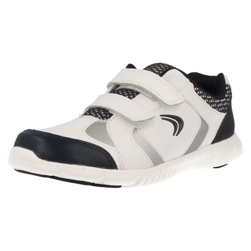 clarks velcro trainers