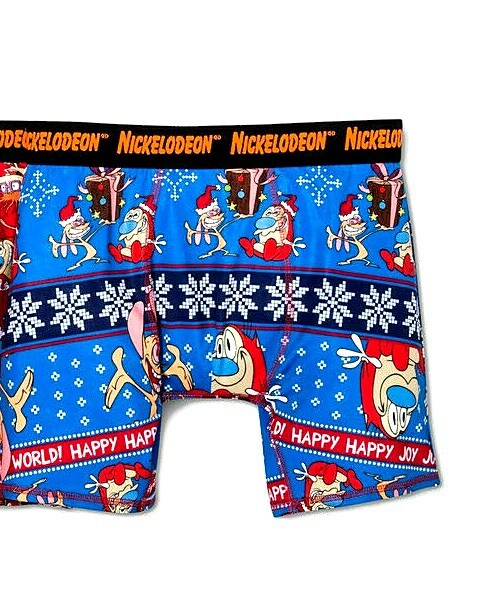 Nickelodeon Ren & Stimpy Holiday Boxer Briefs Underwear men's eBay