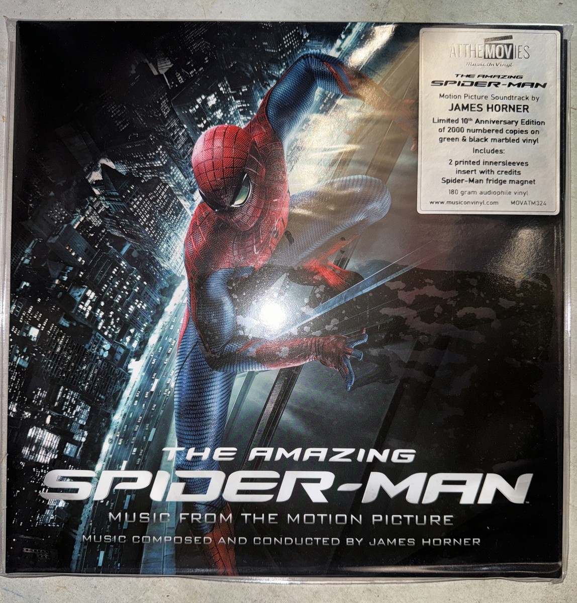 未使用The Amazing Spider-Man PICTURE record Ron Dante, The Webspinners – The Amazing Spider-Man: From