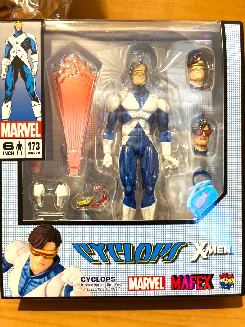 MAFEX サイクロプス 173 X-Men MAFEX No. 173 Cyclops X-Men Action Figure (Comic Suit)