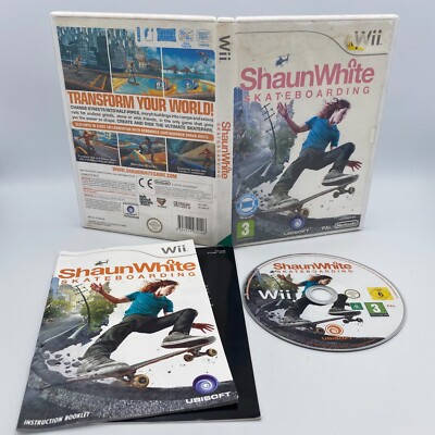 Shaun White Skateboarding - Nintendo Wii - Akzeptabler Zustand - OVP + Anleitung