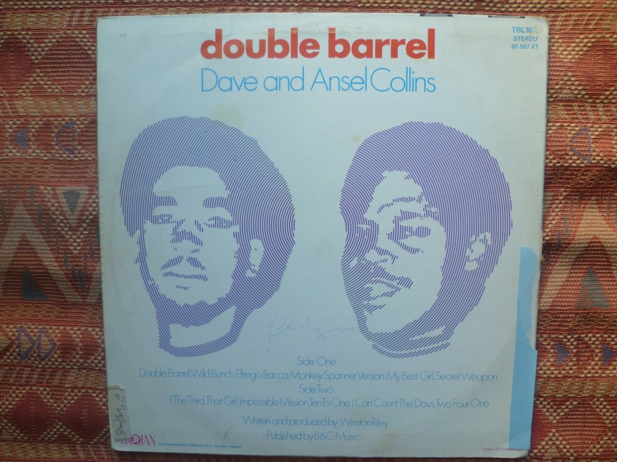 英LP Dave &amp; Ansel Collins Double Barrel TBL162 TROJAN /00260 COLLINS,DAVE & ANSEL - Double Barrel - Amazon.com Music