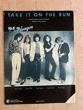 REO SPEEDWAGON w/Gary Richrath sheet music TAKE IT ON THE RUN '81 6 pages VG 