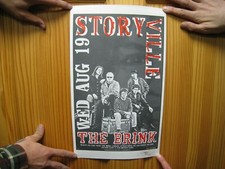 Storyville Poster Stevie Ray Vaughan Vaughn And Double Trouble Signed 8 19 2002