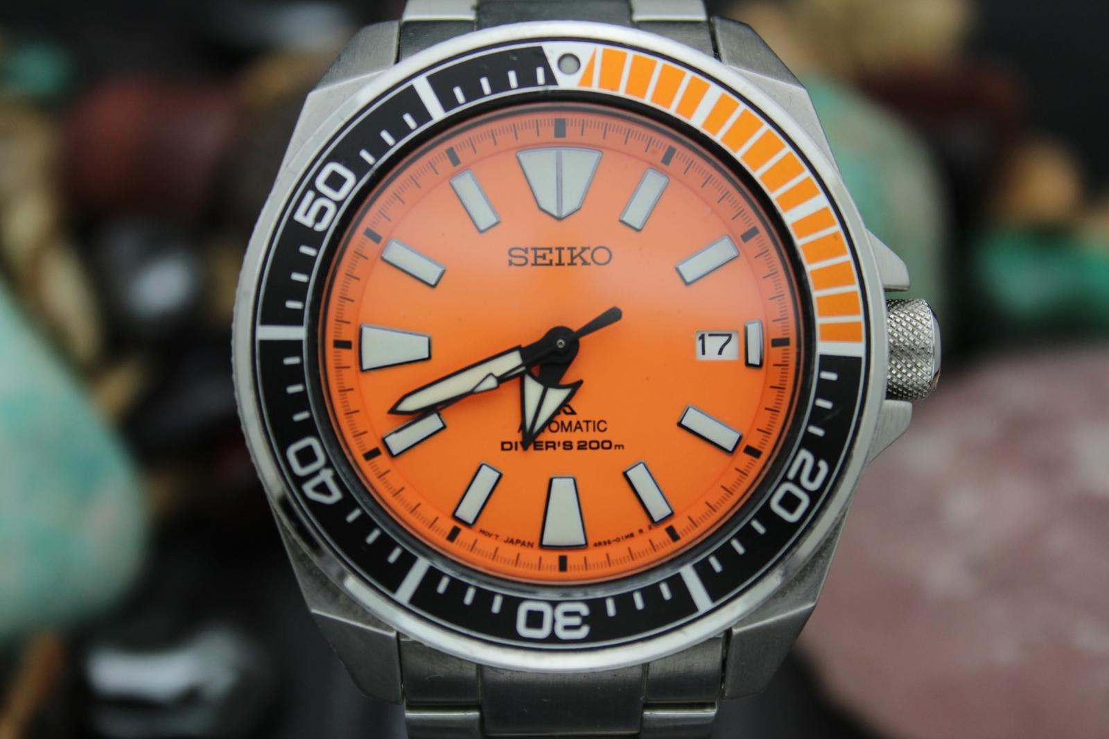 Seiko Prospex Orange Men's Watch 