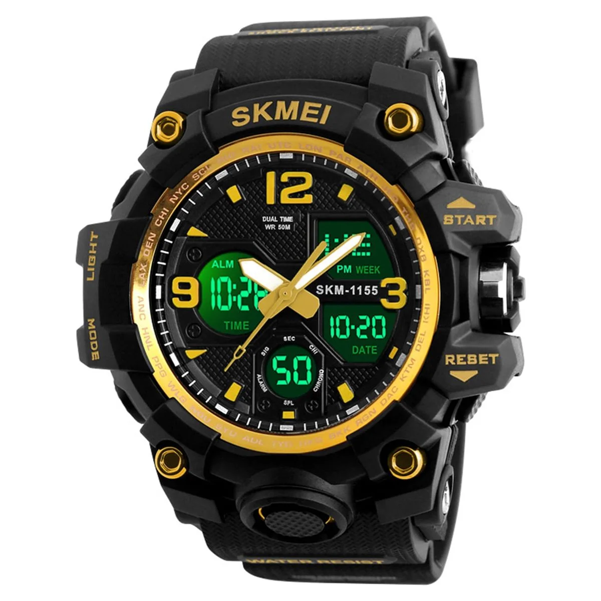 Digital Sports Watch, Large Face Waterproof Watches for Men with Stopwatch  Alarm