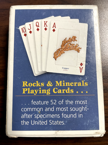 Rocks & Minerals Playing Cards, Cards by Lynch, Dan R, Used - Like New Free Ship - Imagen 2 de 4
