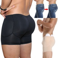 Men Fake Butt Underwear Lifter Hip Enhancer Shaper Panty Shapewear Boxer Briefs