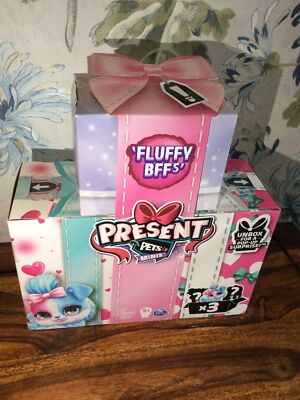 Present Pets Minis, flauschige BFFs 3er Pack 3 Zoll Plüschtiere