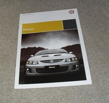 Vauxhall Monaro Brochure 2005 - 5.7 V8 354 BHP Holden Coupe