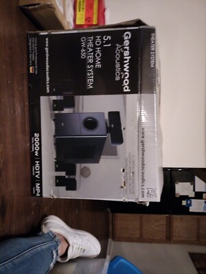 NEW-OPEN BOX Gershwood Acoustics Model GW-650 | 5.1 HD Home Theater System 