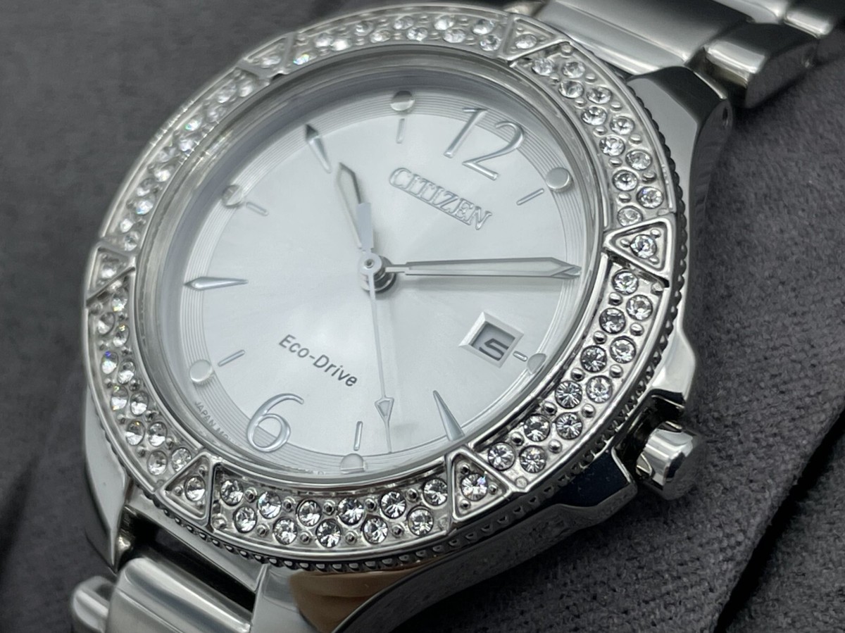 Swarovski Silver Women\'s Watch with Crystal Accents Bulova TurnStyle Steel Swarovski Crystals MOP Dial Ladies  main image 2