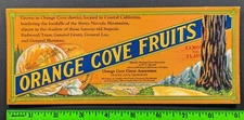 Vintage Sunkist Orange Cove Fruits California Orchard Blotter Trade Card