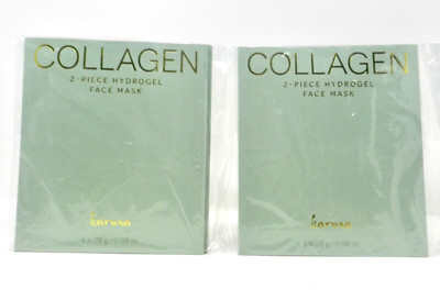 Karuna Collagen 2-Piece Hydrogel Face Mask Set of 4 Sealed