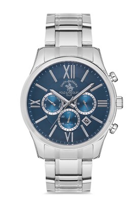 Santa Barbara Polo Legend Men Blue/Silver Watch