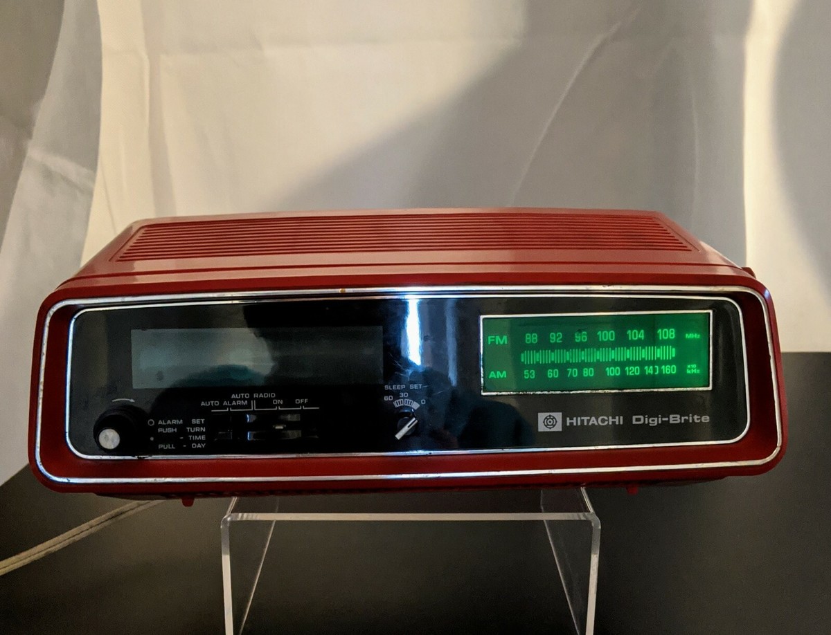 HITACHI Digi-Brite デジタルラジオ Vintage Hitachi Digi Brite Clock Radio | eBay