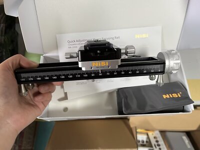 NO BOX NM-200S Macro Focusing Rail Slider Precise Focus wQuick-Adjustment Button
