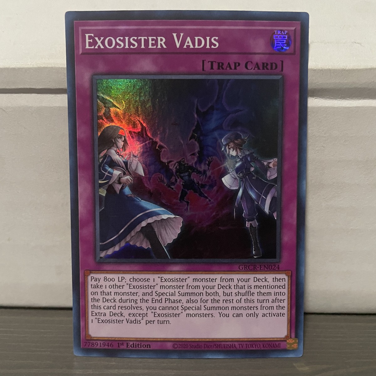 1ST EDITION EXOSISTER VADIS 2020 GRCR-EN024 YUGIOH CARD (LP/MP) | eBay