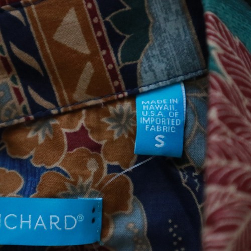 Tori Richard Shirt Mens Small Hawaiian Tropical Fish Resort Casual Button Up NWT - Picture 6 of 8
