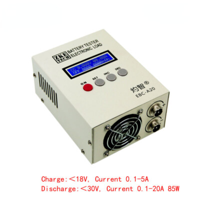 Battery Tester 30V 20A 85W Lithium Lead-acid Batteries Capacity Test 5A Charge
