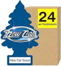 Little Trees Car Freshener New Car Scent  Pack of 24 