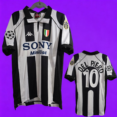 JUVENTUS FC 97-98 Home - UEFA - Football Soccer - DEL PIERO 10