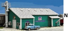N Scale - Farmer's Fertilizer Bulk Plant  "Building Kit"  BLN-1007