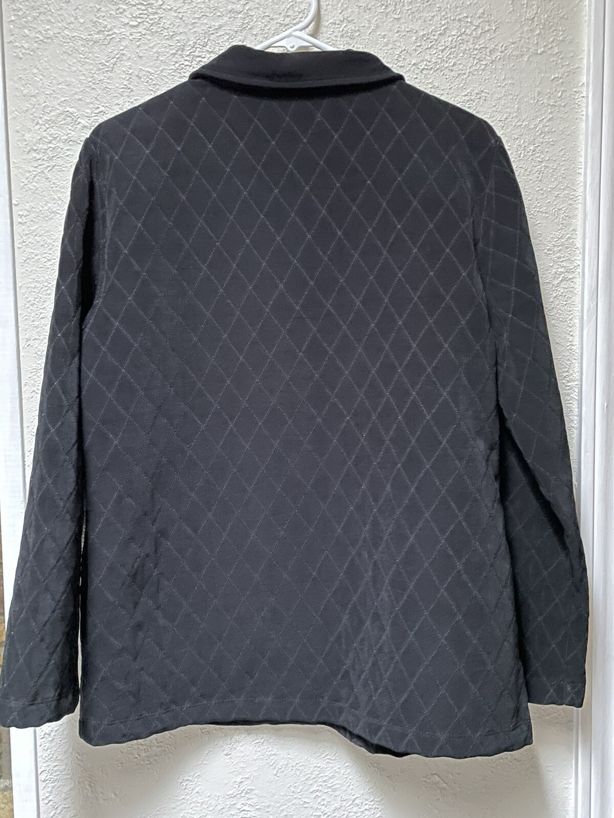 Chico's Black Quilted Button Down Jacket Blazer C… - image 4