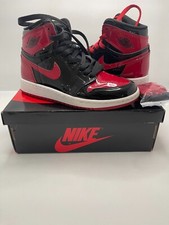 Air Jordan 1 Retro High OG GS Size 4Y Black/Varsity Red-White 575441-063