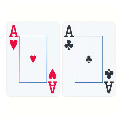 Copag Elite 1546 Plastica Carte da Gioco Poker Misura Jumbo Rosso/Blu Doppio - Foto 5 di 10