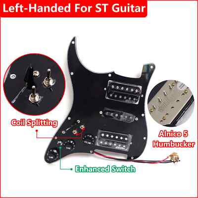 Left-handed Wilkinson guitar pre-wired pickup coil-split HSH Alnico 5 pickup