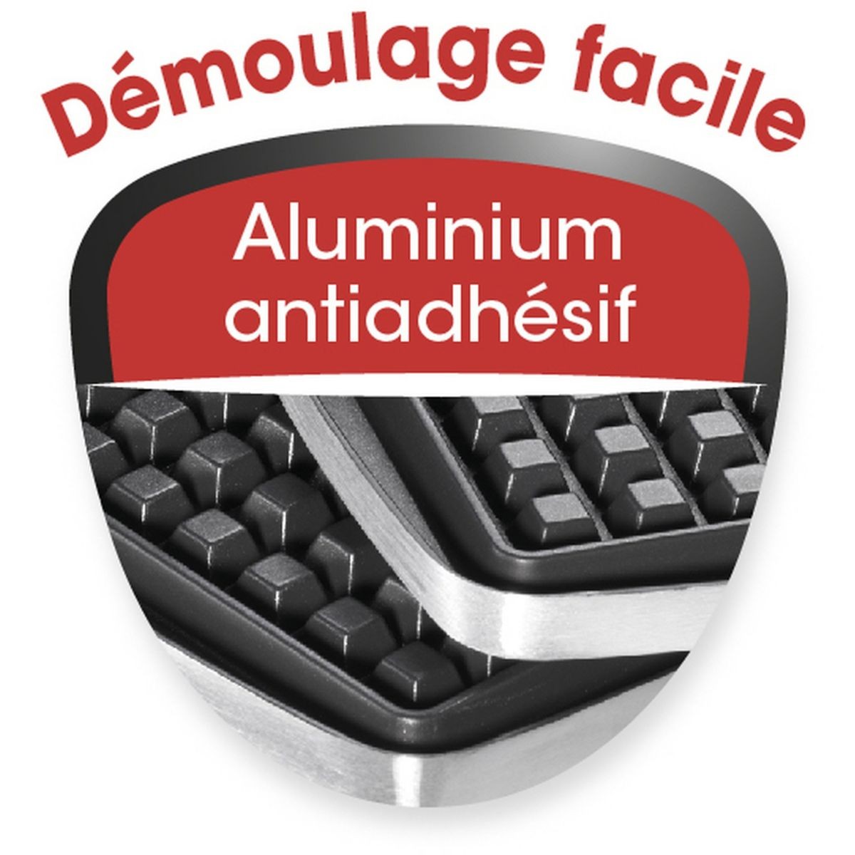 Plaque LAGRANGE jeu plaq. CM AA super 2 - Accessoire gaufrier Lagrange original aluminium