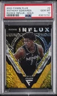 2020 PANINI FLUX ROOKIE INFLUX GOLD #2 ANTHONY EDWARDS ROOKIE RC /10 PSA 10