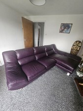 Italian Leather Corner Sofa