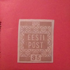Estonie : Timbre ancien