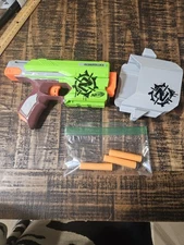 Nerf Zombie Strike Dart Gun Sidestrike Blaster With Holster And Darts