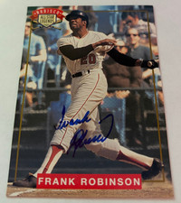 1994 Nabisco All-Star Legends Auto w/ Original COA Frank Robinson