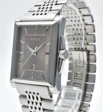 【EXC＋5】Gucci  G-Timeless 138.4 Men's Quartz Watch Silver Dial  From Japan