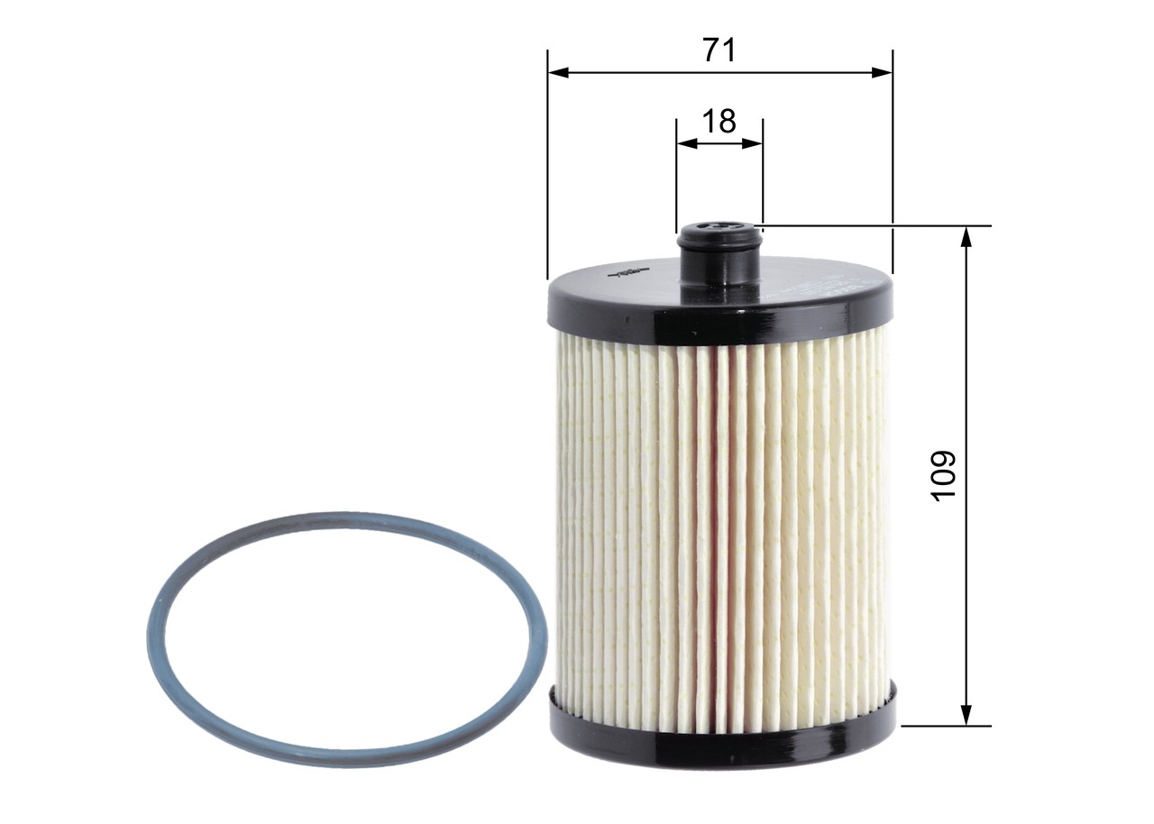 Fuel Filter fits VOLVO XC70 295 2.4D 02 to 07 Bosch 30671010 30792514 31303261 - Image 27