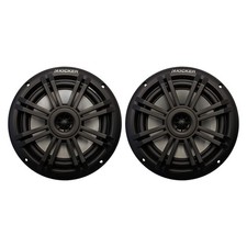 Kicker Black OEM Replacement Marine 6.5" 4 Ohm Coaxial speakers