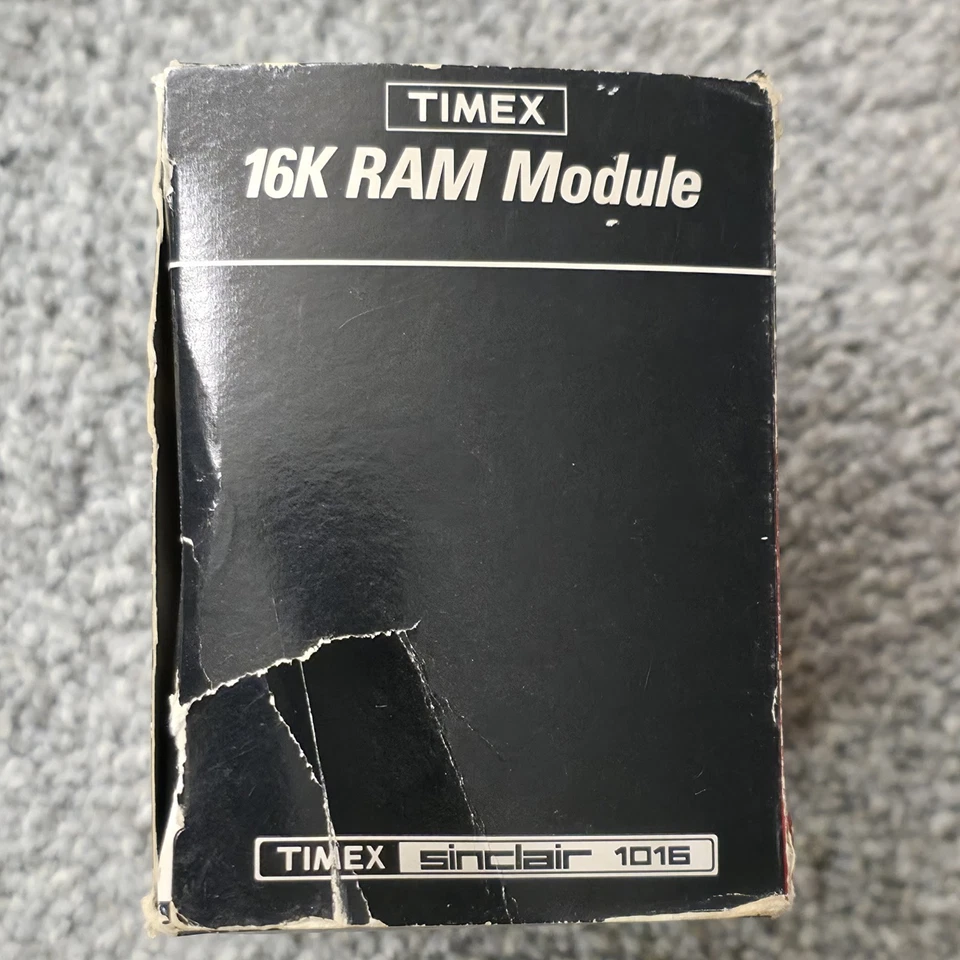 Vtg. Timex Sinclair 1016 16K RAM Memory Module Model  M331, in the Original Box! - Image 3 of 4