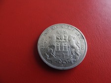 ** Hamburg 5 Mark 1876 J. Silber * (207)(Alb.7)