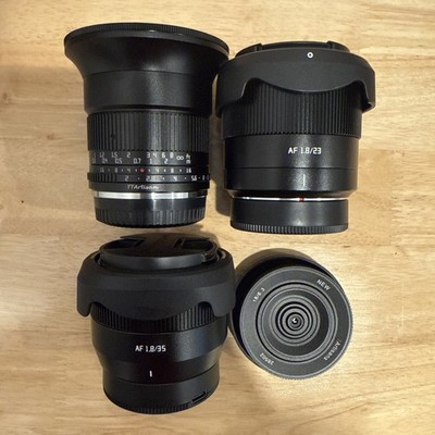 TTArtisan Prime Lens Bundle (4 Lenses) (10mm f/2.0 / 23mm f/1.8 / AF 35mm f/1.8)
