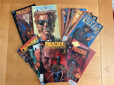 Preacher one-shots (x6) + Saint of Killers #1-4 set DC/Vertigo Comics (1995)
